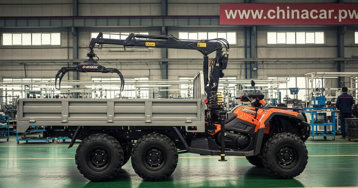 Technical Inspection of 300cc Cargo ATV Fleets in China for Iraq Export