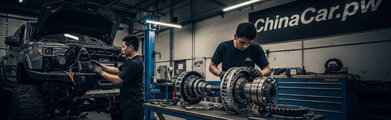 Technical Inspection of Haval Transmission Unit before Saudi Arabian Deployment